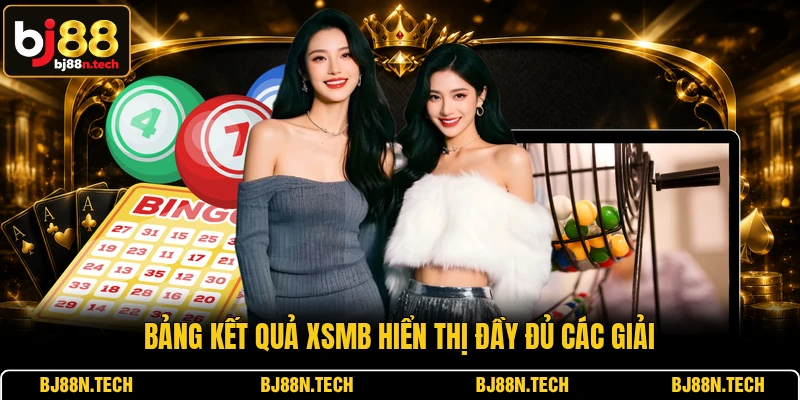 Bảng kết quả XSMB hiển thị đầy đủ các giải Bảng kết quả XSMB hiển thị đầy đủ các giải
