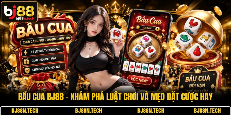 Bầu Cua BJ88 - Khám Phá Luật Chơi Và Mẹo Đặt Cược Hay