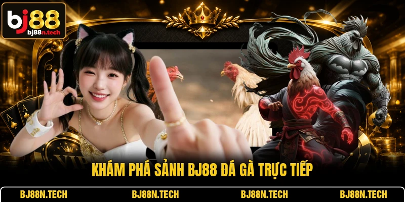 Khám phá sảnh BJ88 đá gà trực tiếp