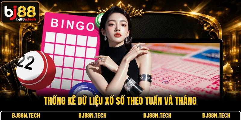 Thống kê dữ liệu xổ số theo tuần và tháng Thống kê dữ liệu xổ số theo tuần và tháng